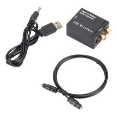 CONVERTIDOR AUDIO DIGITAL/ANAL?GICO CON BLUETOOTH Y FIBRA