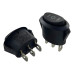 LLAVE TECLA MINI OVAL ON-OFF-ON  250V 6A  (PAVA ELECTRICA)