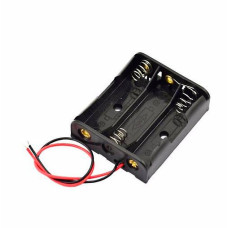 PORTAPILA PLASTICO X3 AAA CUNA C/CABLE