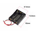 PORTAPILA PLASTICO X3 AAA CUNA C/CABLE X2