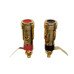 BORNERA BINDING POST GOLD NEGRA Y ROJA