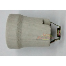 PORTALAMPARA CERAMICA E27 C/PUENTE