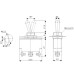 LLAVE PALANCA INVERSORA KN3-102 10A 3P ON/ON