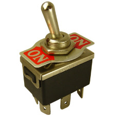 LLAVE PALANCA METALICA KN3C-202 ON/ON 10A 6P