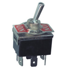LLAVE PALANCA METALICA KN3C-203 ON/OFF/ON 10A 6P
