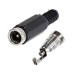 FICHA HEMBRA HUECO 5,5X2,1mm X 5,5mm A CABLE PLASTICO