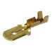 TERMINAL PALA MACHO BRONCE 6,3MM X5