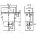 LLAVE TECLA SIMPLE INTERRUPTORA 12V C/LUZ ASW-17D