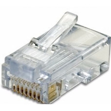 FICHA RJ45 MACHO 8 CONTACTOS C/AGUJEROS CAT6 UTP FICHA RJ45 MACHO 8 CONTACTOS C/AGUJEROS CAT6 UTP