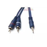 CABLE PLUG 3,5ST A 2RCAM LUJO 2 METROS ARWEN