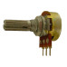 POTENCIOMETRO ROTATIVO 16MM S/LLAVE MONO 250KA LOGARITMICO C.I.