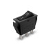 LLAVE TECLA SIMPLE INVERSORA RS102/N 15A 3P NEGRA ON/ON 2986